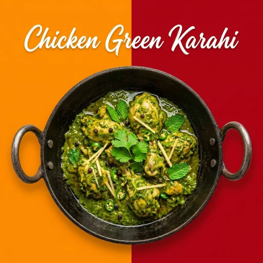 Chicken Green Karahi
